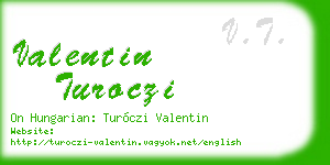 valentin turoczi business card